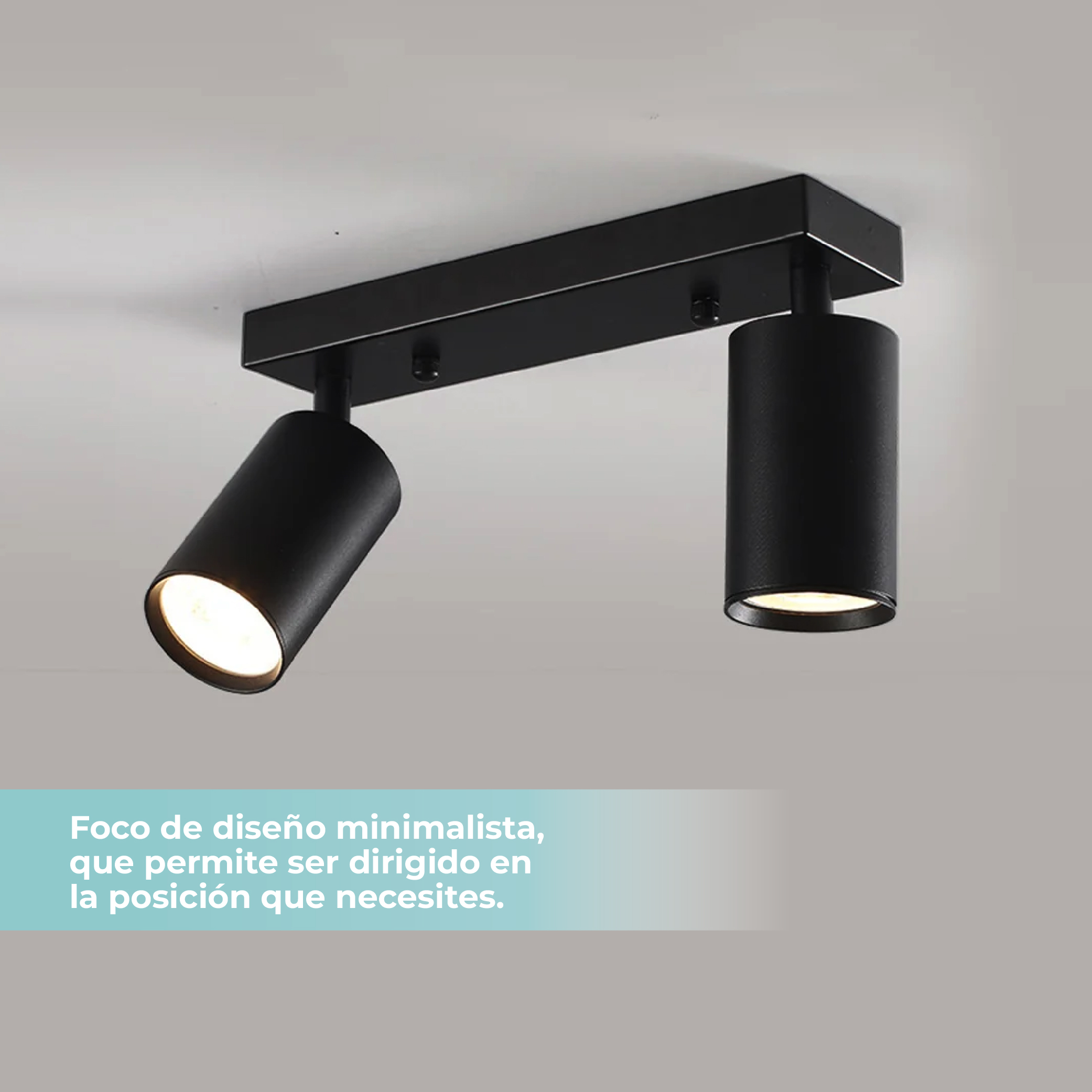 Miniatura 2 de Lampara Techo Tipo Spot Gu10 X2